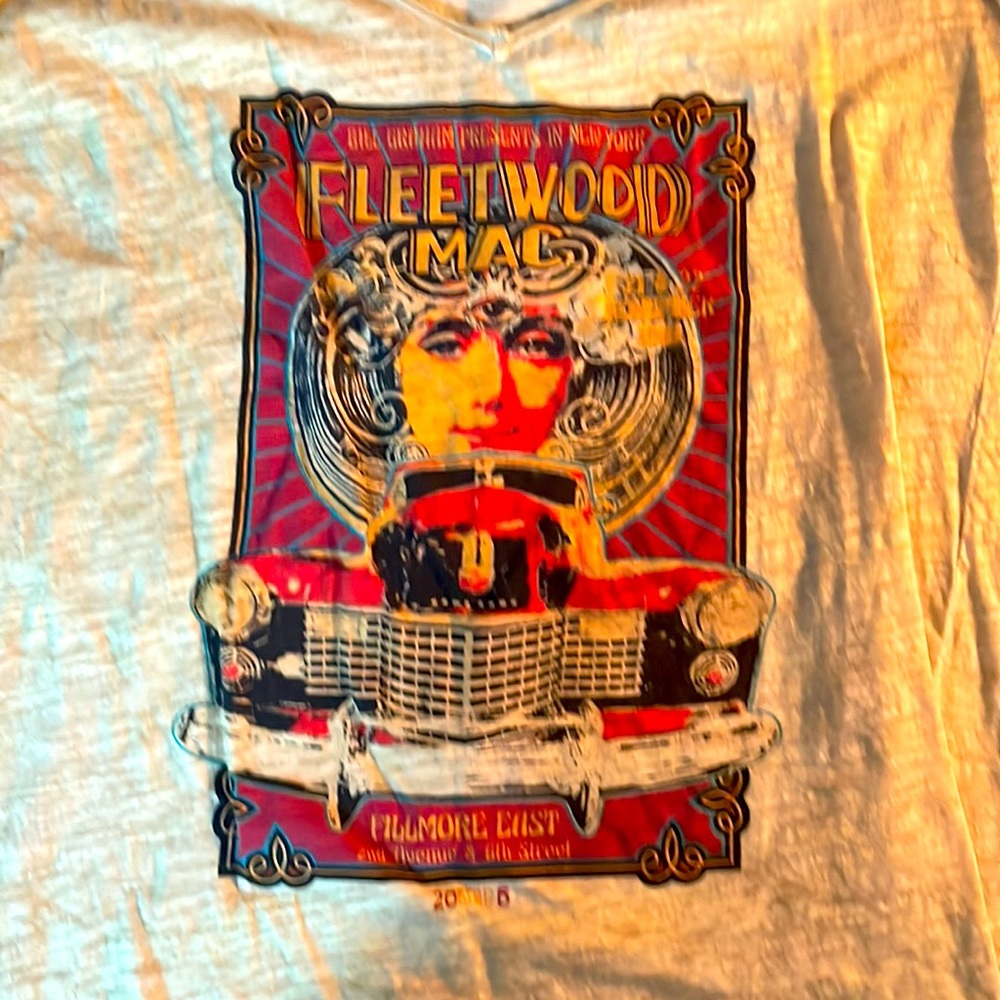 Fleetwood Mac distressed tee